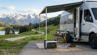 solar camping