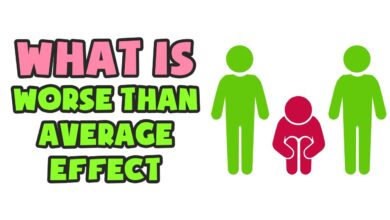 worse-than-average effect explained