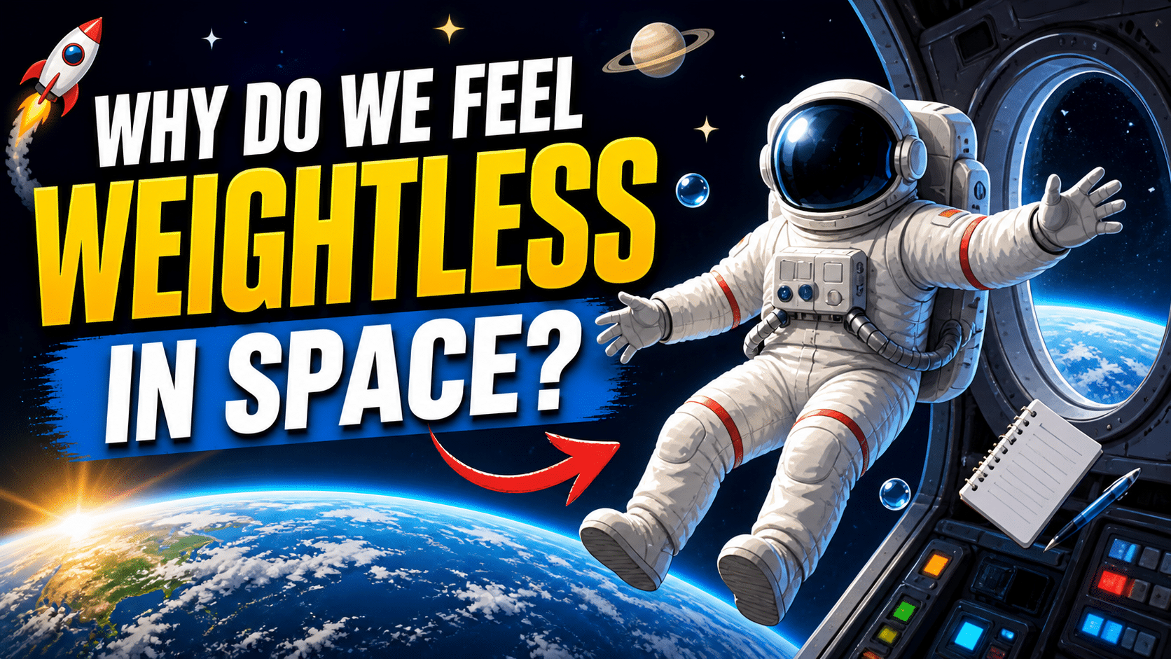 Why Do We Feel Weightless in Space?