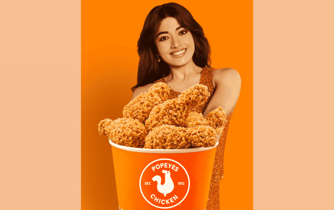 Rashmika Mandanna Teams Up with Popeyes India as New Brand Ambassador, Launches First TV Campaign in the South