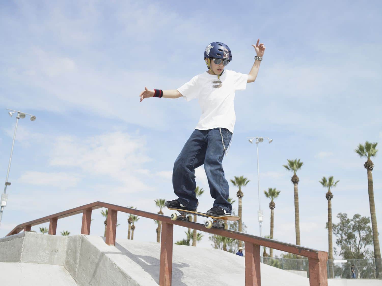 Why do you have to wear a helmet when you’re skateboarding?