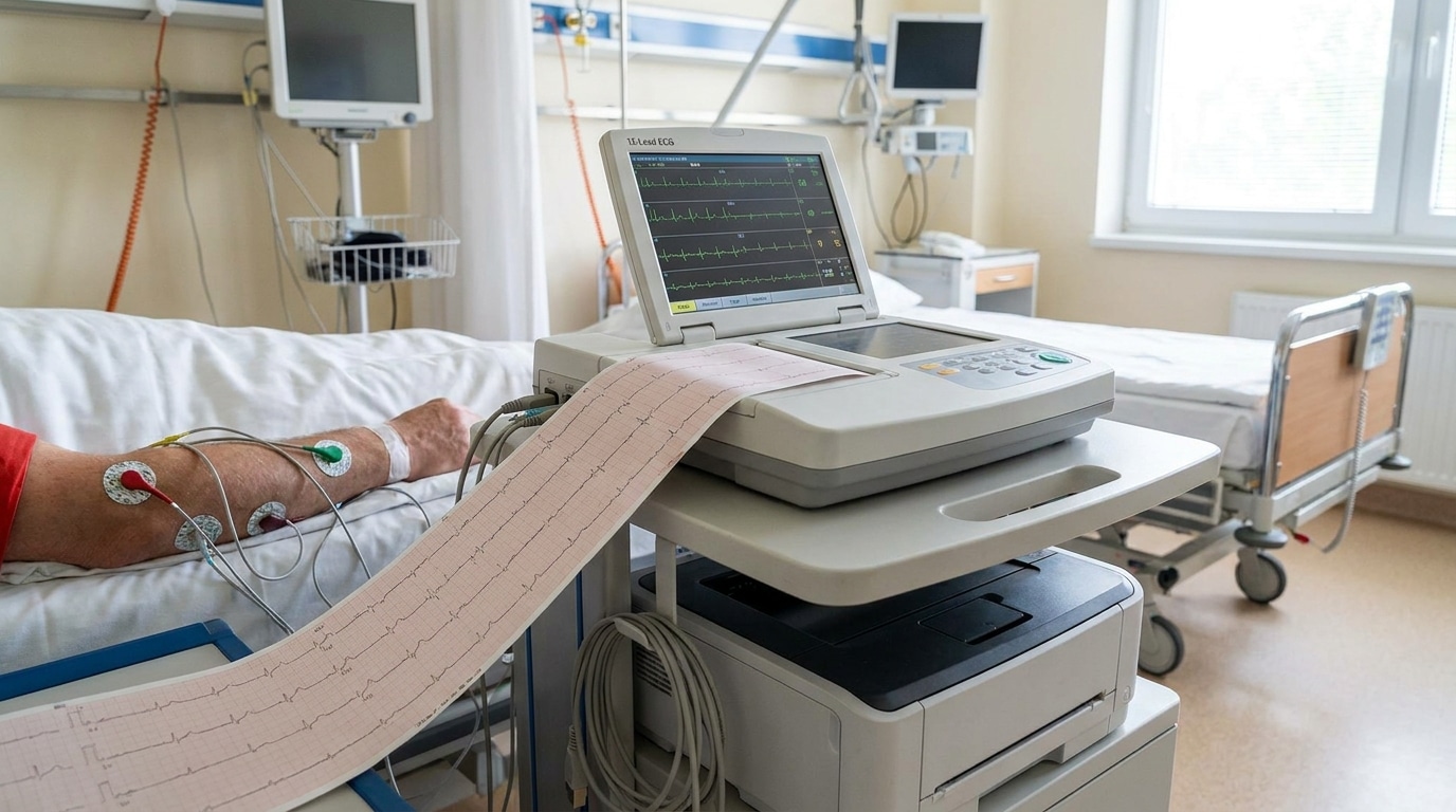 12-Lead ECG Machine