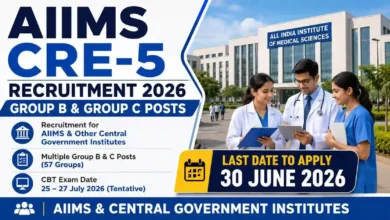 AIIMS CRE 5 Recruitment 2026
