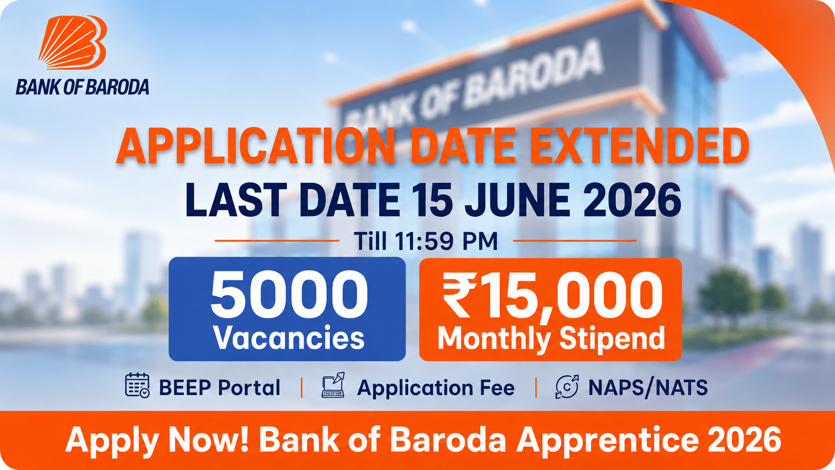BOB Apprentice Recruitment 2026