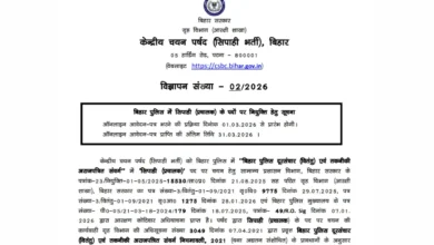 Bihar Police Constable Exam 2026