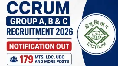 CCRUM Recruitment 2026