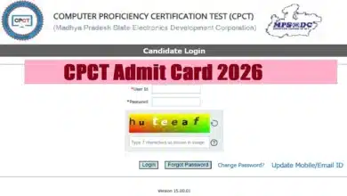 CPCT Admit Card 2026