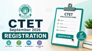 CTET September 2026 registration