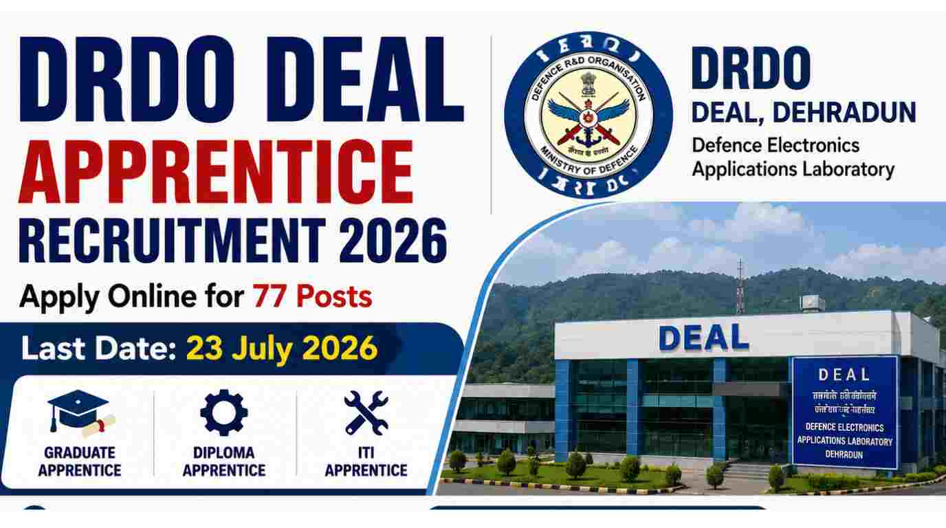 DRDO DEAL Recruitment 2026