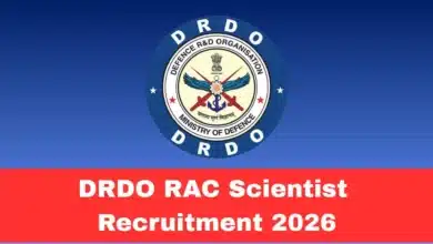 DRDO RAC Scientist Recruitment 2026