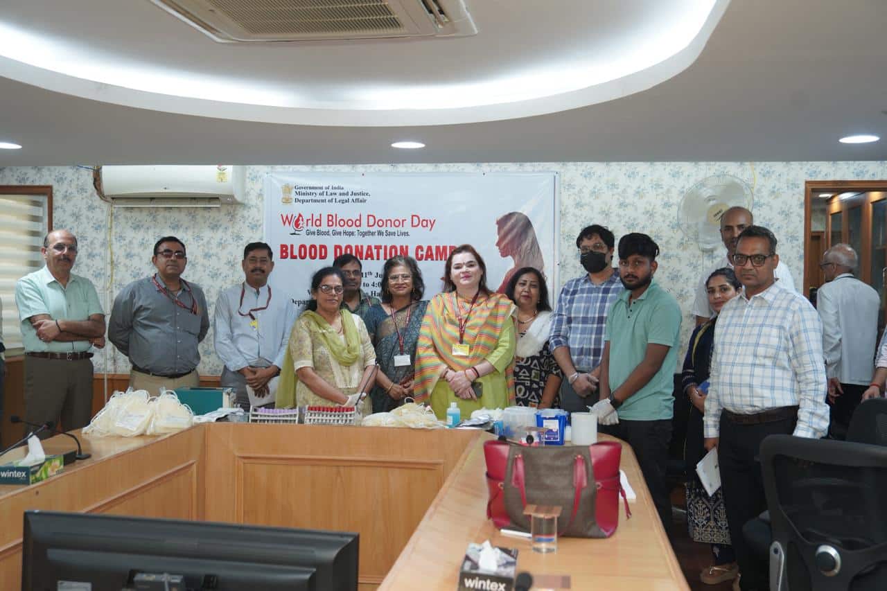 Delhi's Blood Donation Camp Celebrates World Blood Donor Day