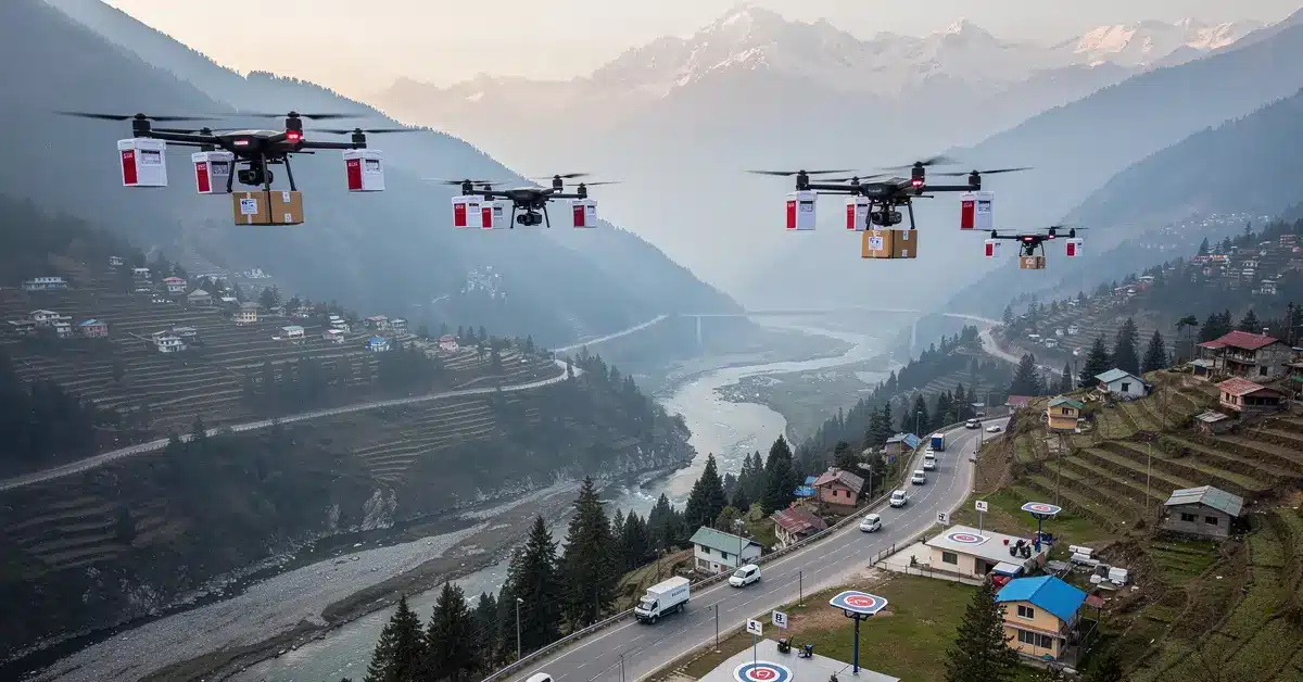 Drone Mail Service Launched in Himachal Pradesh
