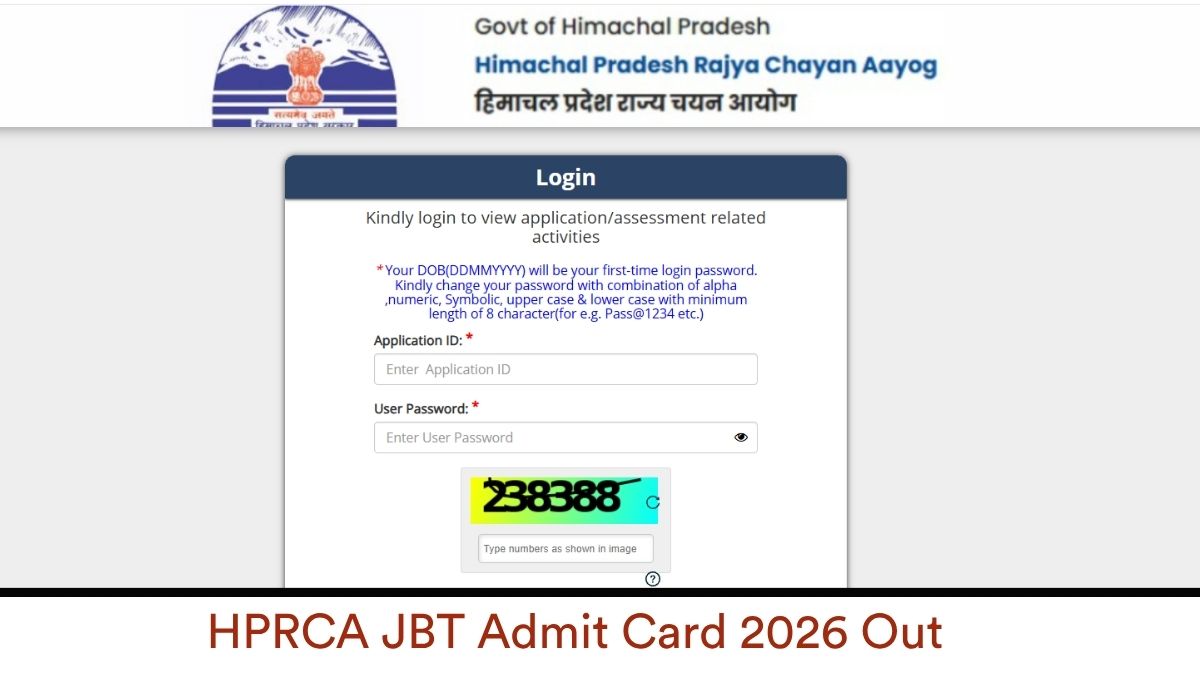 HP JBT Admit Card 2026