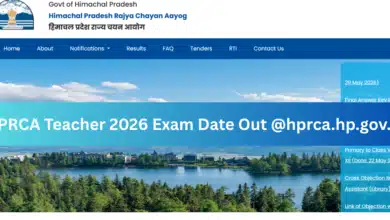 HPRCA Teacher Exam Date 2026