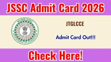 JSSC Assistant Teacher Admit Card 2026