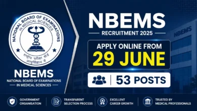 NBEMS Group A B C Recruitment 2026