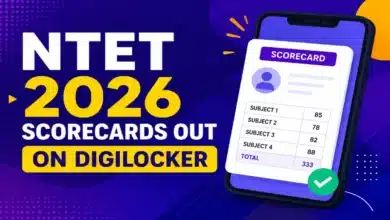 NTET 2026 Scorecard DigiLocker
