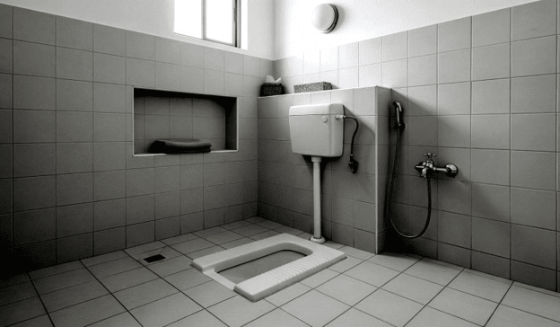 Modern Pan Commode