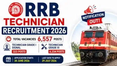 RRB Technician Vacancy 2026