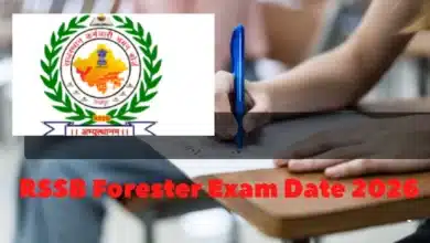 RSSB Forester Exam Date 2026