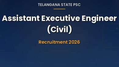 TGPSC Recruitment 2026 AEE Civil