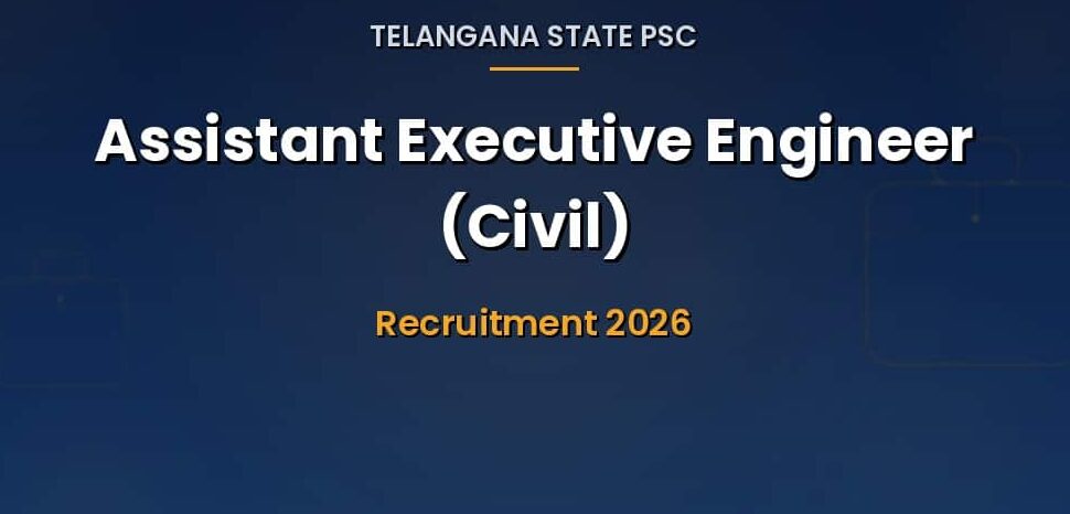 TGPSC Recruitment 2026 AEE Civil