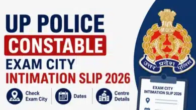 UP Police Constable City Slip 2026