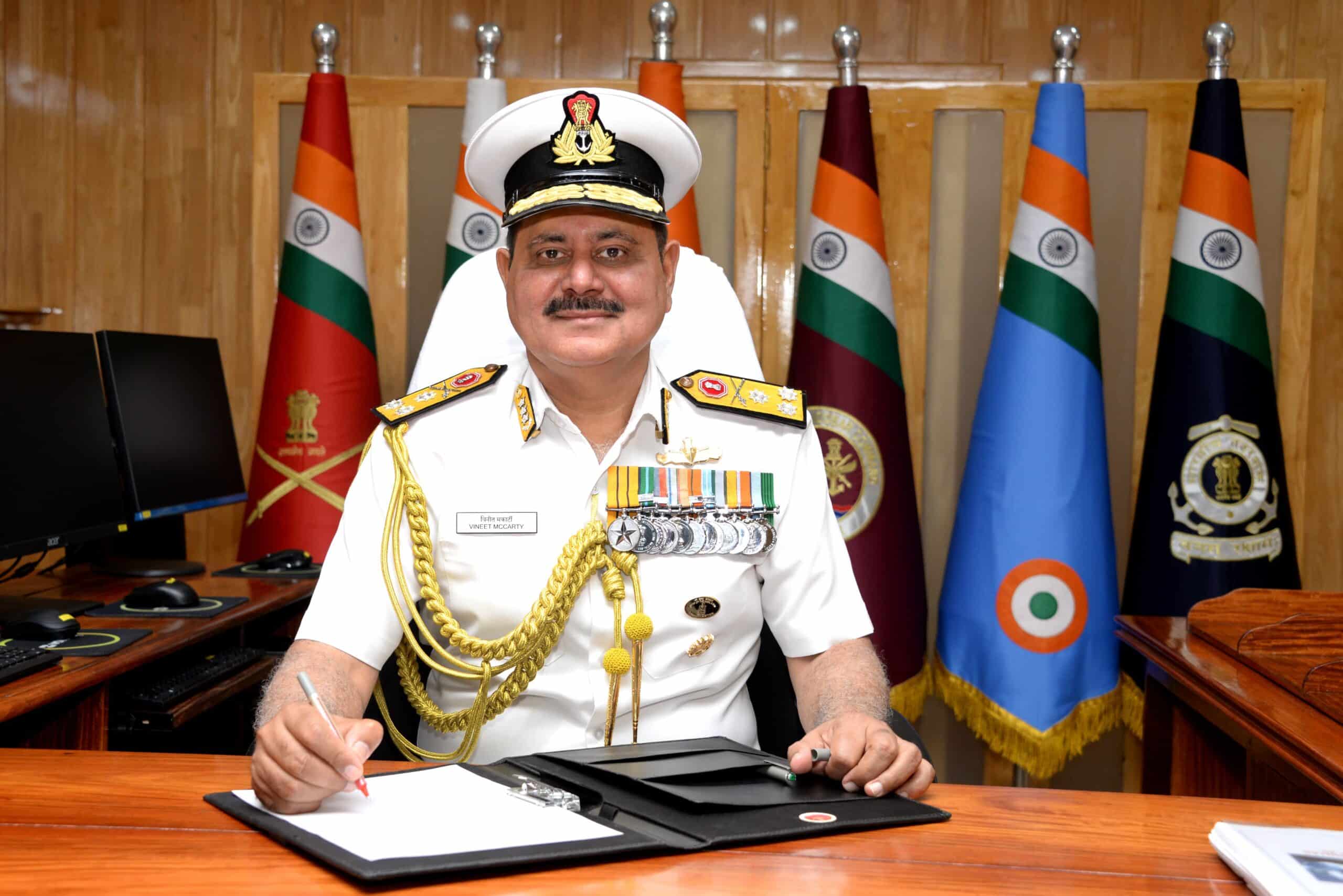 Vice Admiral McCarty Takes Command of Andaman & Nicobar Command