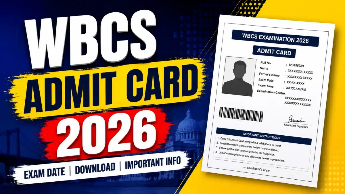 WBCS Admit Card 2026