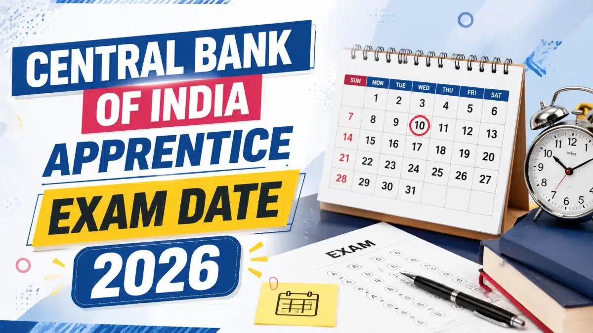 CBI Apprentice Exam Date 2026