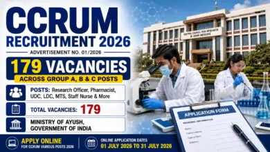 CCRUM Recruitment 2026