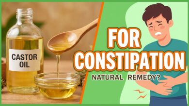 castor oil for constipation