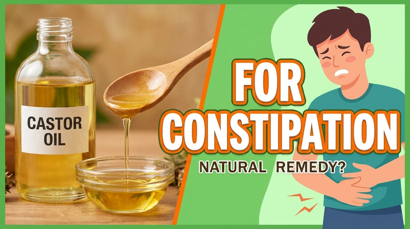 castor oil for constipation