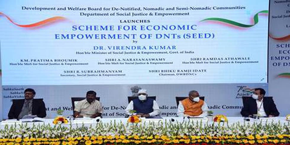 Empowering Communities: SEED Scheme Boosts Lives of DNTs