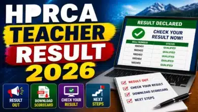 HPRCA Teacher Result 2026