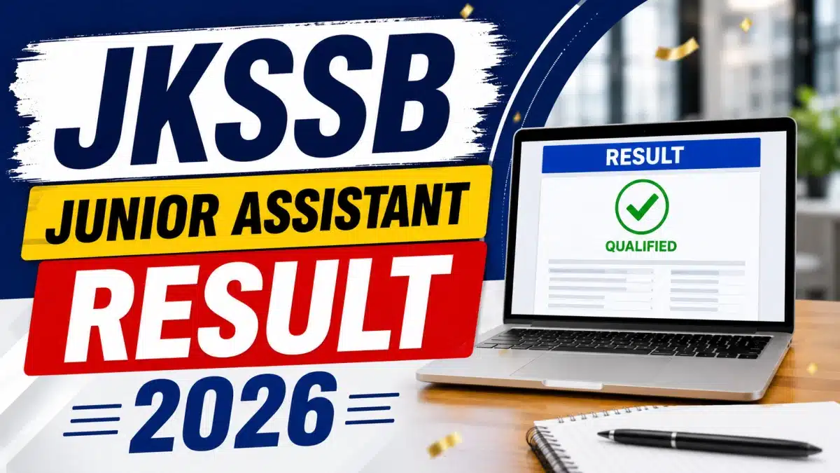JKSSB JA Result 2026