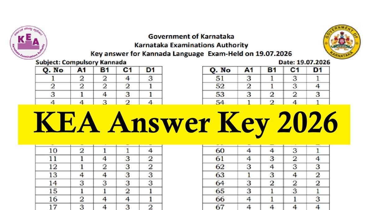KEA Answer Key 2026