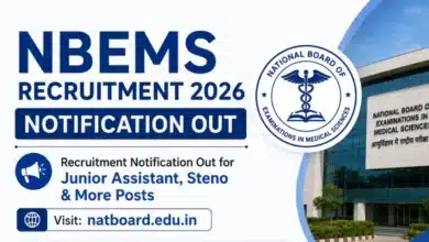 NBEMS Recruitment 2026