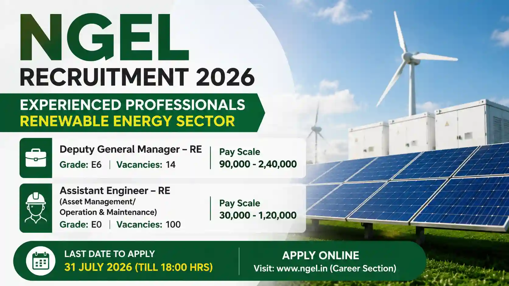 NGEL Recruitment 2026