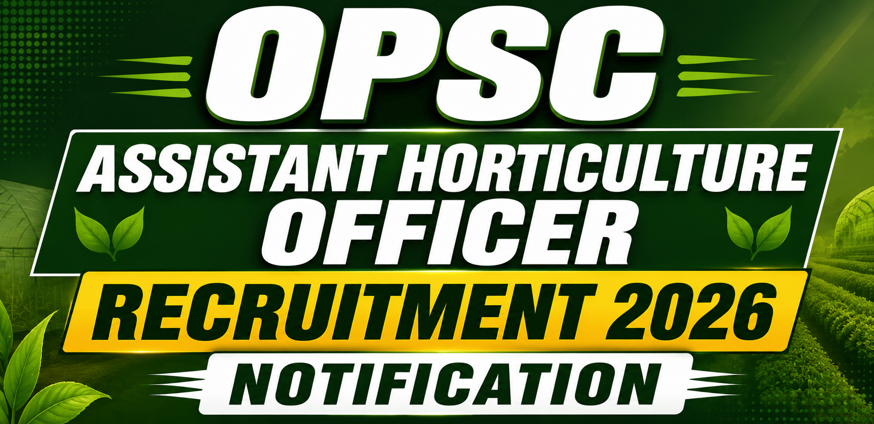 OPSC Recruitment 2026