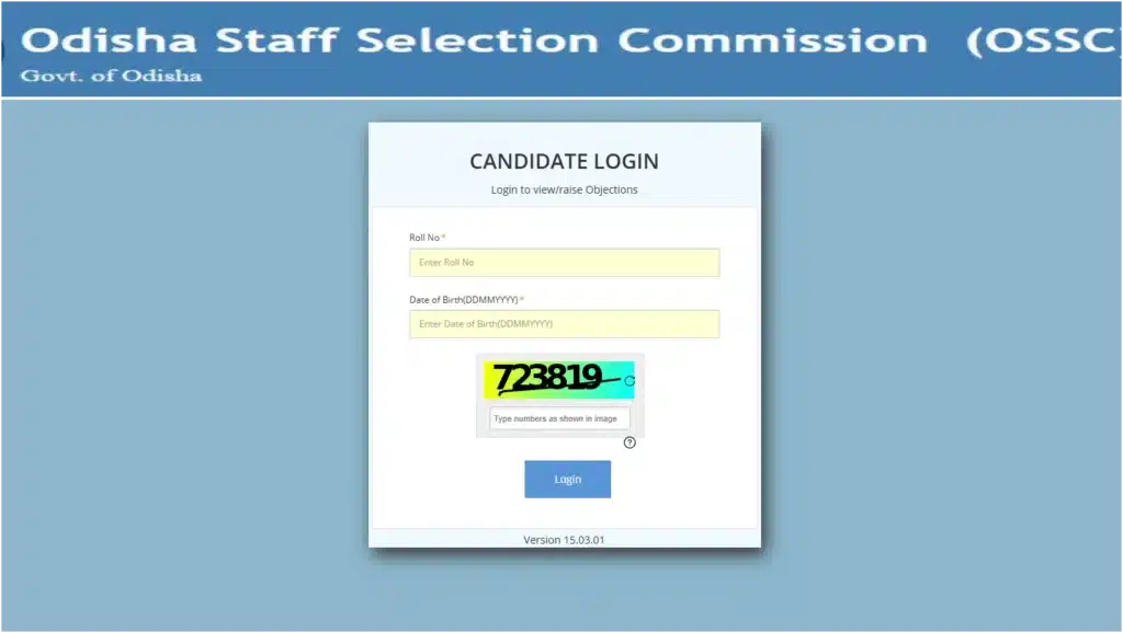 OSSC CGL Answer Key 2026