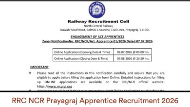 RRC NCR Apprentice Recruitment 2026