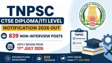 TNPSC CTSE Diploma ITI 2026