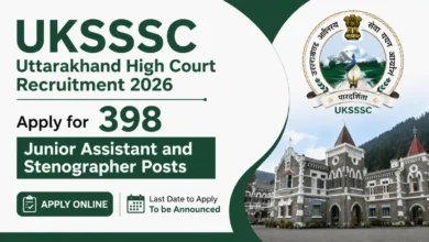 UKSSSC High Court Recruitment 2026