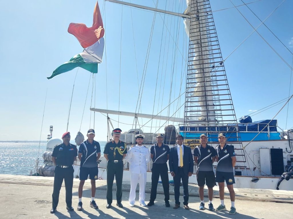 INS Sudarshini Strengthens Ties in Lisbon During Lokayan 26 Expedition
