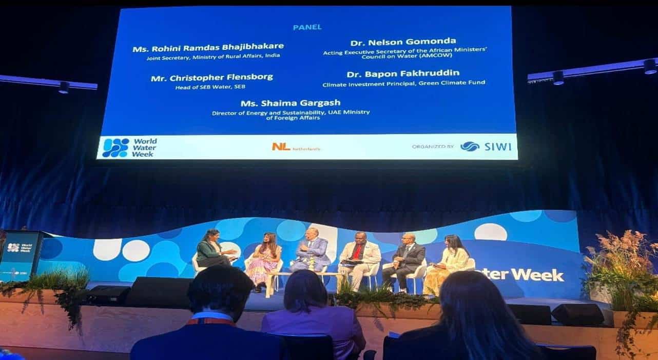 India Showcases Water Security Commitment at World Water Week 2026