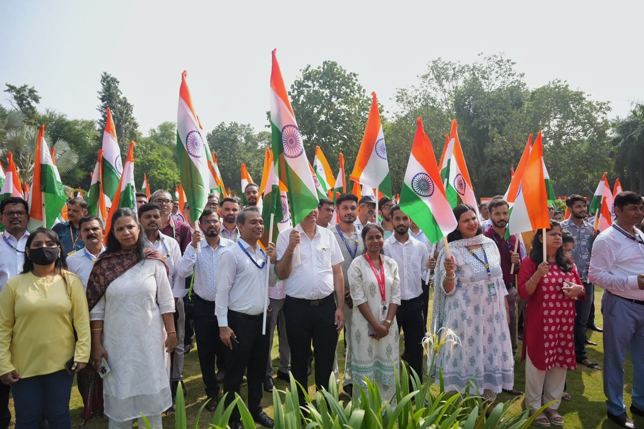 Ministry of Civil Aviation Celebrates Independence Day with Tiranga Rally