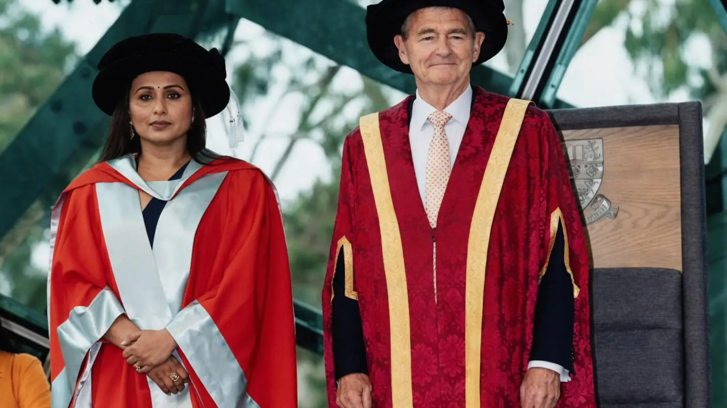 Rani Mukerji Joins Shah Rukh Khan as the Second Indian Film Star to Earn La Trobe Honorary Doctorate