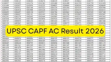 UPSC Announces CAPF Exam Results and Next Steps for Candidates