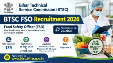 BTSC FSO Recruitment 2026
